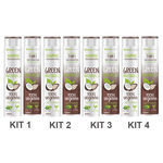 Ficha técnica e caractérísticas do produto Promoção - 4 Kits De Shampoo + Condicionador De Coco + Cacau + Café