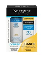 Promopack Protetor Solar Neutrogena Sun Fresh Fps50 200ml + Protetor Facial Sun Fresh Fps30 40g