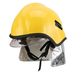 Ficha técnica e caractérísticas do produto Protective Fireproof Firefighter Safety Helmet Anti-corrosion Radiation Heat Resisting