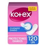 Ficha técnica e caractérísticas do produto Protectores Diarios Kotex, 120 Unid.