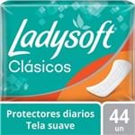 Ficha técnica e caractérísticas do produto Protectores Diarios Ladysoft Clásicos Tela Suave Normales Talla Única 44 Unid.