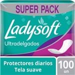 Protectores Diarios Ladysoft Ultradelgada Tela Suave Talla Única 100 Unid.