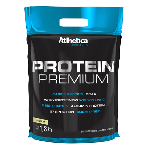 Ficha técnica e caractérísticas do produto Protein Premium 1,8kg- Sabor Baunilha - Atlhetica Nutrition