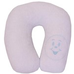 Ficha técnica e caractérísticas do produto Protetor de Pescoço para Bebê Cuca Criativa Branco Bordado Azul