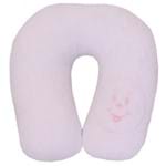 Ficha técnica e caractérísticas do produto Protetor de Pescoço para Bebe Cuca Criativa Branco Bordado Rosa