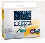 Ficha técnica e caractérísticas do produto Protetor Descartavel de Colchao Higifral M C/6