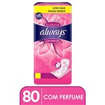 Ficha técnica e caractérísticas do produto Protetor Diário Always com Perfume, 80 Unidades