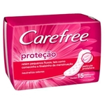 Ficha técnica e caractérísticas do produto Protetor Diário Carefree Original com perfume 15 unidades