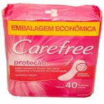 Ficha técnica e caractérísticas do produto Protetor Diário Carefree Original com perfume 40 unidades
