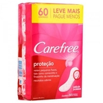 Ficha técnica e caractérísticas do produto Protetor Diário Carefree Original com perfume 60 unidades