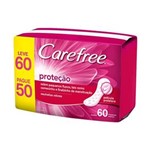 Ficha técnica e caractérísticas do produto Protetor Diário Carefree Proteção com Perfume - 60un.
