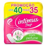Ficha técnica e caractérísticas do produto Protetor Diário Intimus Days com Perfume Leve 40 Pague 35