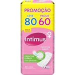 Ficha técnica e caractérísticas do produto Protetor Diário Intimus Days com Perfume Leve 80 Pague 60 Unidades
