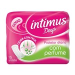 Ficha técnica e caractérísticas do produto Protetor Diário Intimus Days com Perfume Sem Abas 15 Unidades