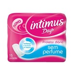 Ficha técnica e caractérísticas do produto Protetor Diario Intimus Days Sem Abas 15 Unidades