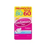Ficha técnica e caractérísticas do produto Protetor Diário Intimus Days Sem Perfume Leve 80 Pague 60 Unidades Novo