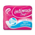Ficha técnica e caractérísticas do produto Protetor Diário Intimus Days Sem Perfume Sem Abas - 15un.