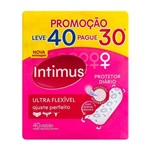 Ficha técnica e caractérísticas do produto Protetor Diário Intimus Ultra Flexível Leve 40 Pague 30