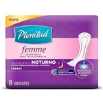 Ficha técnica e caractérísticas do produto Protetor Diário Plenitud Femme Noturno 8 Unidades