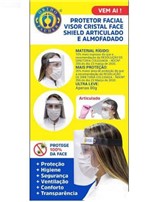 Ficha técnica e caractérísticas do produto Protetor Facial (face Shield) - Orthopauher