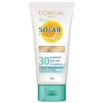 Ficha técnica e caractérísticas do produto Protetor Facial Solar L’Oréal Toque Seco FPS 30 - 50g