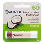 Ficha técnica e caractérísticas do produto Protetor Labial Anasol Coconut Fps-60 com 5g