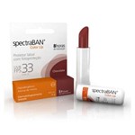 Ficha técnica e caractérísticas do produto Protetor Labial Spectraban Lip com Fotoproteção FPS 33 - Chocolate