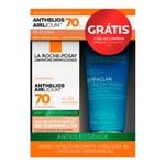 La Roche-Posay Anthelios Aicilium + Effaclar Kit - Protetor Solar FPS 30 + Gel de Limpeza Kit