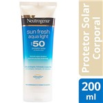 Ficha técnica e caractérísticas do produto Protetor Solar Corporal Neutrogena FPS 50 - Sun Fresh Aqua Light 200ml