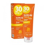 Protetor Solar Esportivo e Repelente Sunlau FPS30 - 120 G Sunlau