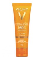Protetor Solar Facial Clareador Capital Soleil Clarify FPS 60 com Cor Vichy - Procosa Produtos de Beleza