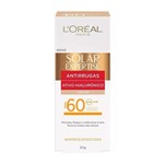 Protetor Solar Facial L'oréal Solar Expertise Antirrugas FPS 60 com Cor Creme com 50g - Loreal