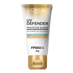Ficha técnica e caractérísticas do produto Protetor Solar Facial L'oréal Uv Defender Antioleosidade Cor Média FPS 60 40g - Loreal