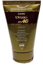 Ficha técnica e caractérísticas do produto Protetor Solar Facial Luvex UV FPS 40 Gold Vitamina e