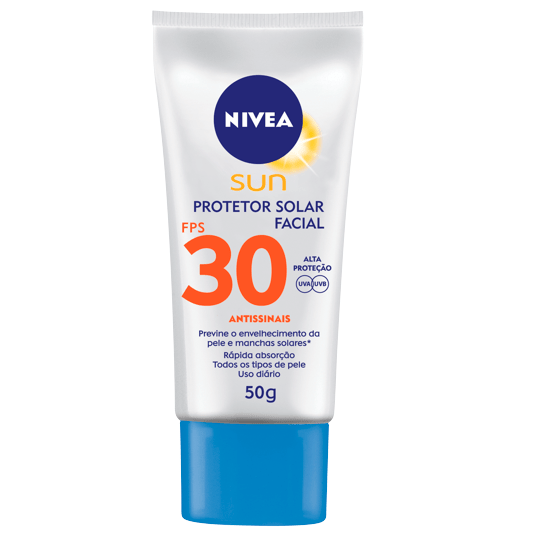 Ficha técnica e caractérísticas do produto Protetor Solar Facial Nivea Sun Light Feeling Fps 30 50G