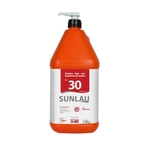 Ficha técnica e caractérísticas do produto Protetor solar FPS 30 UVA/UVB com vitamina E e repelente de insetos 3,9kg Sunlau - Henlau