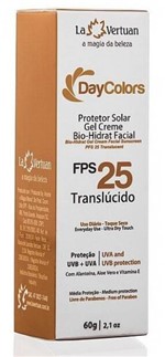 Ficha técnica e caractérísticas do produto Protetor Solar Gel Creme Bio-Hidrat Fácial Translúcido FPS 25 60g - La Vertuan