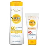 Protetor Solar L`Oréal Expertise Fps 60 200Ml + Facial Fps 60 50Ml