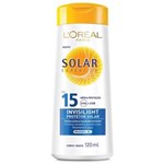 Ficha técnica e caractérísticas do produto Protetor Solar L’Oréal Invisilight FPS 15 – 120ml