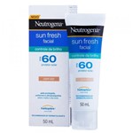 Ficha técnica e caractérísticas do produto Protetor Solar Neutrogena Sun Fresh Facial Controle de Brilho com Cor FPS 60 50ml - Neutrogena Sun Fresh