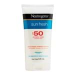 Ficha técnica e caractérísticas do produto Protetor Solar Neutrogena Sun Fresh FPS 50 Loção 120ml