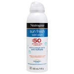 Ficha técnica e caractérísticas do produto Protetor Solar Neutrogena Sun Fresh Wet Skin FPS 50 180ml