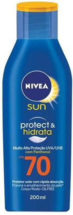 Ficha técnica e caractérísticas do produto Protetor Solar Nivea Fps 70 P&h 200 Ml - Nivea Sun