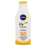 Ficha técnica e caractérísticas do produto Protetor Solar Nivea Kids Sensitive Fps60 125ml - Bdf Nivea Ltda