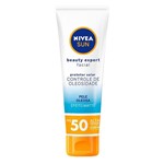 Ficha técnica e caractérísticas do produto Protetor Solar Nivea Sun Beauty Expert Facial FPS 50 Pele Oleosa 50g