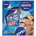 Ficha técnica e caractérísticas do produto Protetor Solar Nivea Sun Kids Fps 60- 150ml + Bola Azul Nivea
