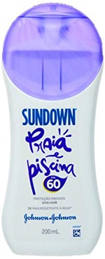 Ficha técnica e caractérísticas do produto Protetor Solar Praia e Piscina FPS 60 Sundown, 200ml
