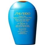 Ficha técnica e caractérísticas do produto Protetor Solar Shiseido Expert Sun Aging Protection em Loção FPS 50 100ml