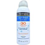 Ficha técnica e caractérísticas do produto Protetor Solar Sun Fresh Wet Skin FPS 30 180ml Neutrogena - Johnson Johnson