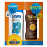 Ficha técnica e caractérísticas do produto Protetor Solar Sundown FPS 30 200ml Grátis 1 Sundown Gold FPS 4 120ml - Johnsons